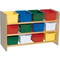Wood Designs™ See-All Storage Units; 12 Assorted Colored Trays