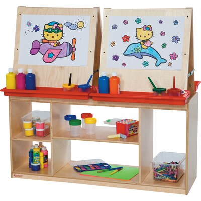 Wood Designs™ Art Centers; 4 Workstations