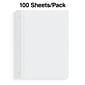 Staples College Ruled Filler Paper, 8.5" x 11", 100 Sheets/Pack (TR16183)