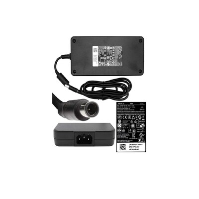 Dell 240W USB-C Laptop Adapter for Alienware x15 R1, M15, M17x, M18x & Precision M6600, M6700, M6800, Black (330-4342)