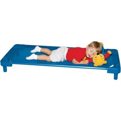 T.L. Clark® 52" Stackable Cot; Blue