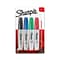 Sharpie Permanent Marker, Chisel Tip, Assorted, 4/Set (38254PP/2184826)