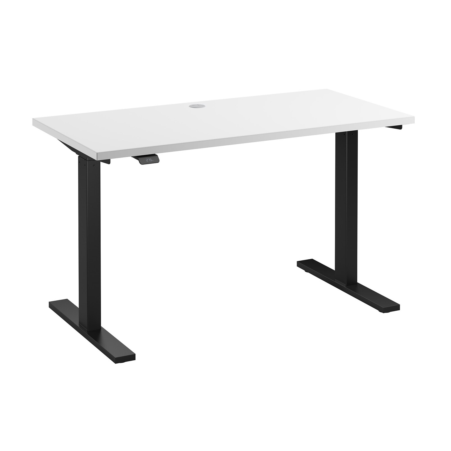 Bush Business Furniture Move 60 Series 48W Electric Height Adjustable Standing Desk, White (M6S4824WHBK)