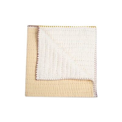 Baby Crane Kendi Quilted Blanket, Neutral (BC-120QB)