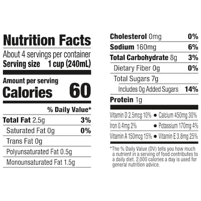 Silk Original Almond Milk, 32 oz. (443870)