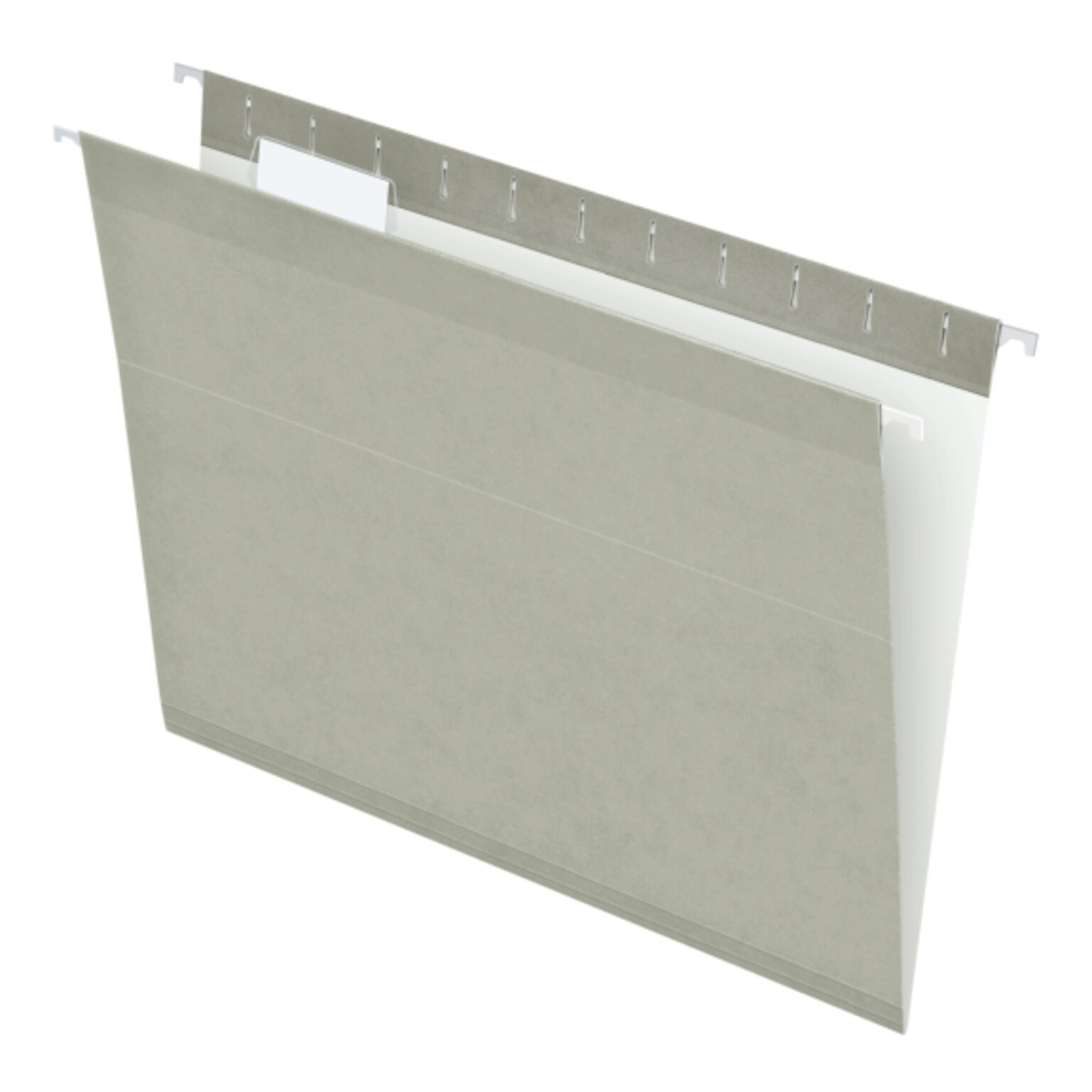 Pendaflex Reinforced Hanging File Folders, 1/5 Tab, Letter Size, Gray, 25/Box (04152 1/5 GRA)