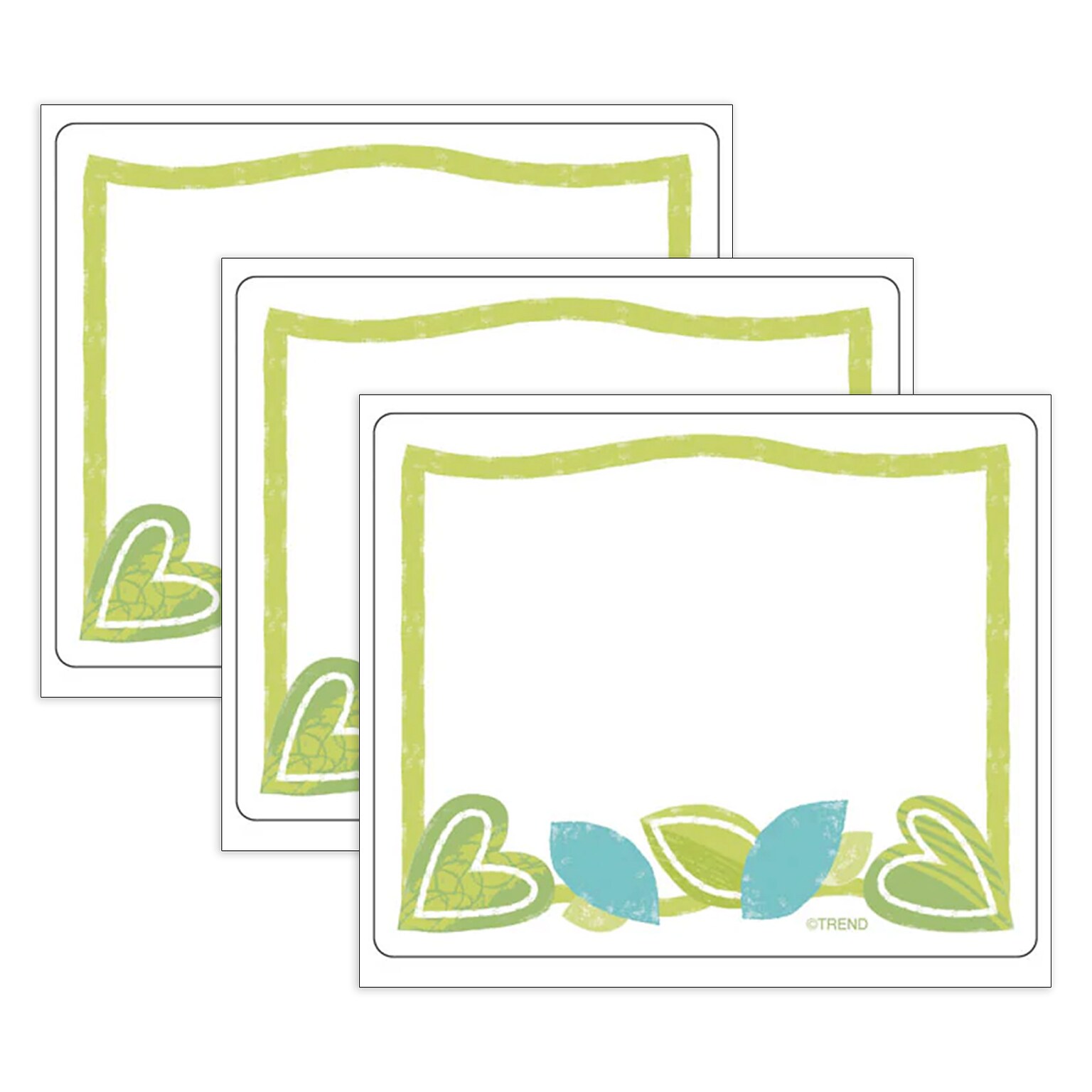 Trend Enterprises Adhesive Vine Time Terrific School Name Tags, 2.5 x 3, 36/Pack, 3 Packs/Bundle (T-68132-3)