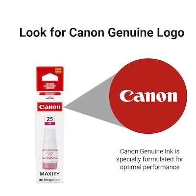 Canon GI-25 Magenta High Yield Ink Cartridge Refill (6278C001)