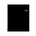 2024 Blue Sky Enterprise 8.5 x 11 Weekly & Monthly Appointment Book, Black (111289-24)