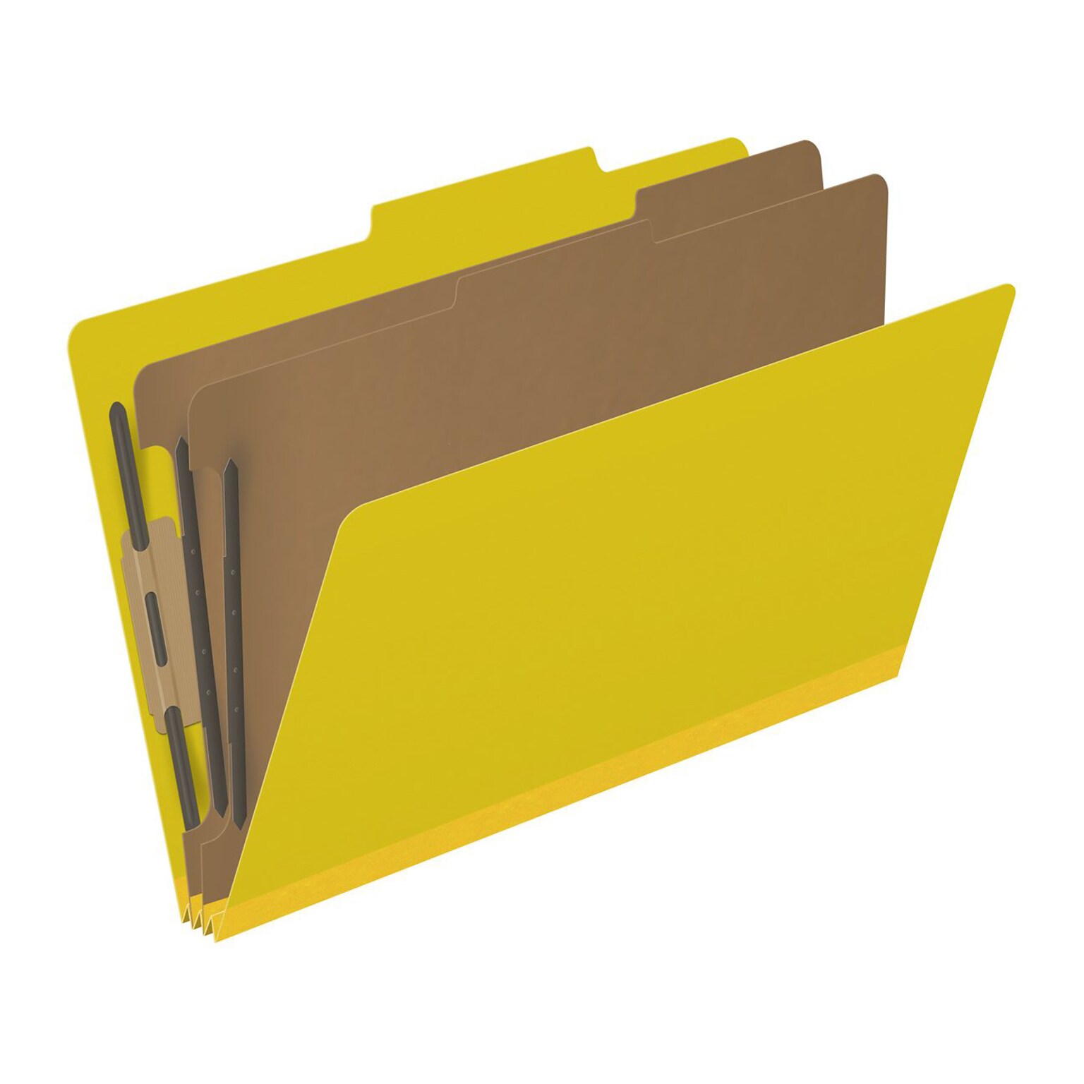 Medical Arts Press Pressboard Classification Folder, 2 Dividers, 2 Expansion, Legal Size, Yellow, 1