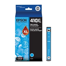 Epson T410XL Cyan High Yield Ink Cartridge   (T410XL220)