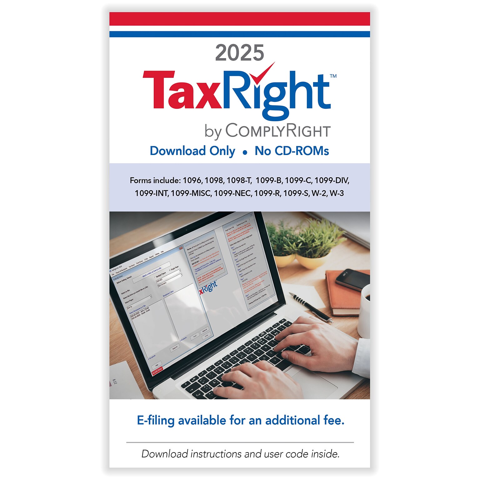 ComplyRight TaxRight 2025, Windows, Card for Download (11014)