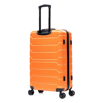 InUSA Trend 4-Piece Hardside Spinner Luggage Set, TSA Checkpoint Friendly, Orange (IUTRESMLXL-ORA)