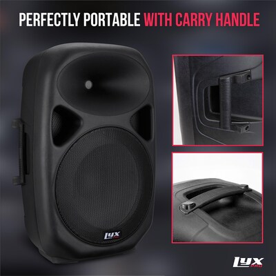 LyxPro 15 Inch Portable PA Speaker (LYXSPA15)
