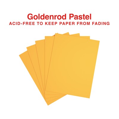 Pastel Colored Copy Paper, 8-1/2x11", Goldenrod Yellow