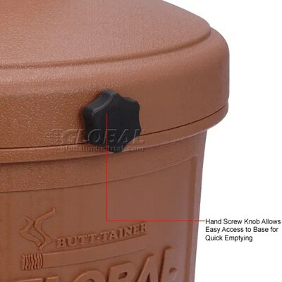 Global Industrial Outdoor Ashtray, 5 Gallon, Terracotta (245133RG)