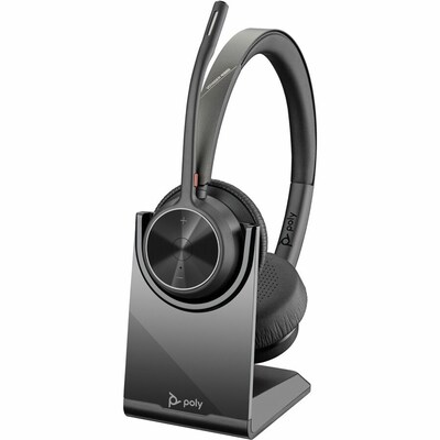 Poly Voyager 4300 UC USB-A Noise Canceling Bluetooth Stereo Phone & Computer Headset, MT Certified (7E2M0AA#ABA)