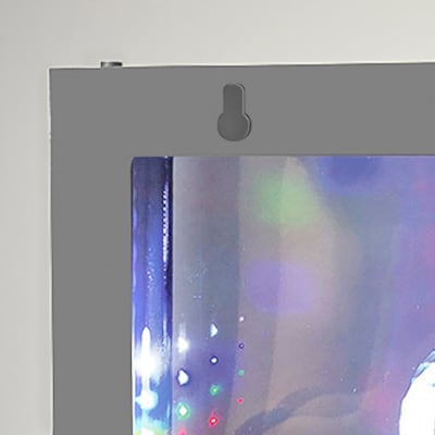 Simplee Adesso 9"H LED Disco Ball Motion Light Box, Silver (SL3982-22)