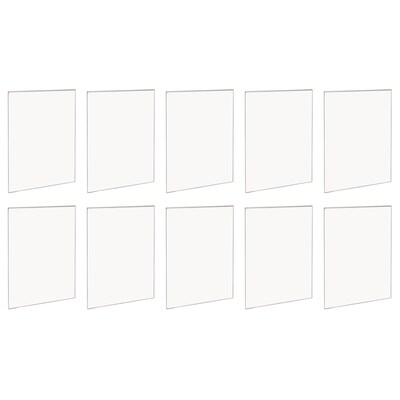 Staples Sign Holder, 8.5" x 11", Clear Acrylic, 10/Carton (ST62657)