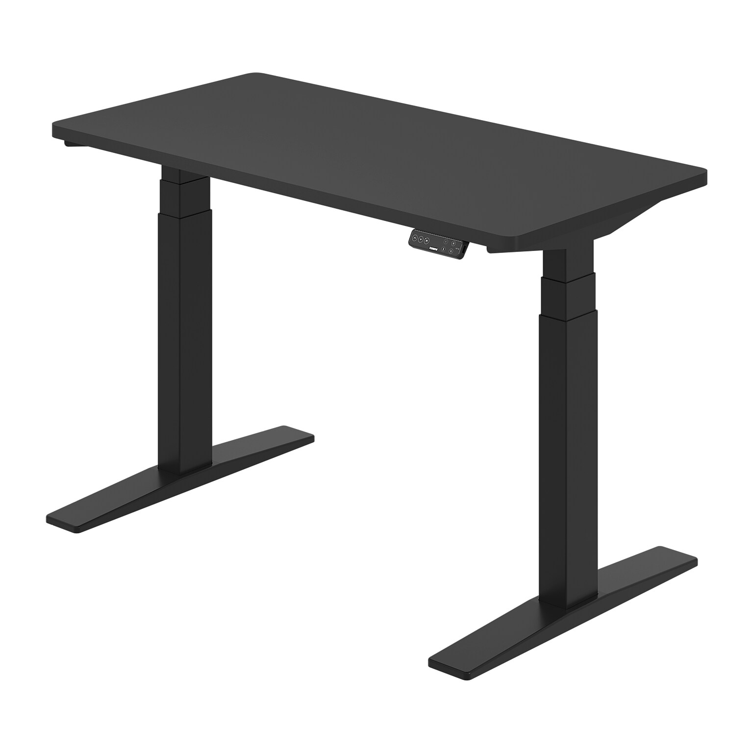 FlexiSpot E7 Commercial 48W Electric Rectangular Adjustable Standing Desk, Black (E7BCOM4824-B)