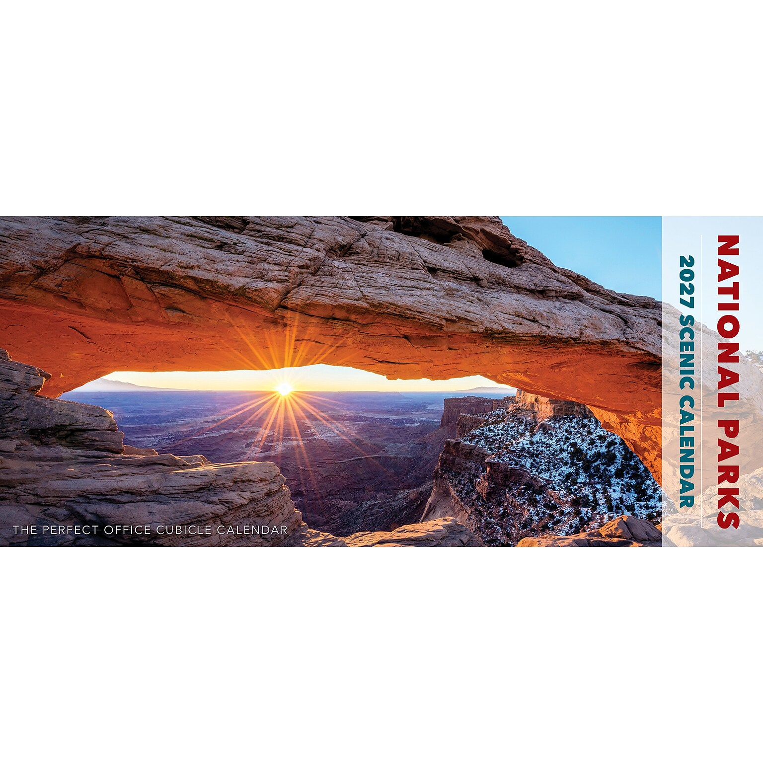 2027 Willow Creek National Parks 15 x 6.5 Monthly Wall Calendar, Assorted Colors (64528)