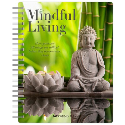 2023 Brush Dance Mindful Living 6 x 7.75 Weekly Desk Planner, Multicolor (9781975454678)