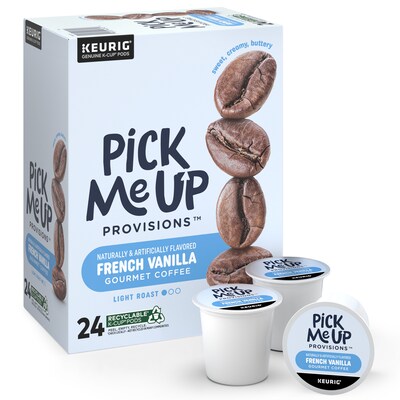 Pick Me Up Provisions™ French Vanilla Coffee Keurig® K-Cup® Pods, Light Roast, 24/Box (PM62434)