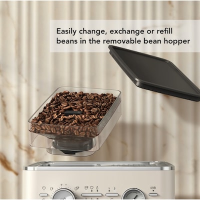 KitchenAid Pump/Automatic Espresso Machine, Porcelain White (KES6551PL)