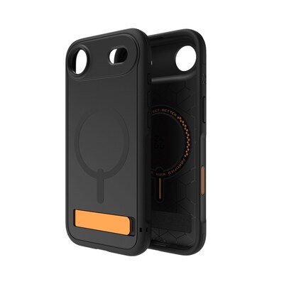 ZAGG Sedona MagSafe Phone Case for iPhone 17 Air, Shock Absorbing, Flood Black (702319129)