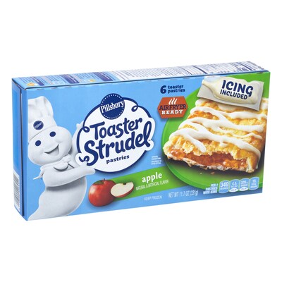 Pillsbury Toaster Strudel, Apple, 11.7 oz, 36/Pack (600-04143)