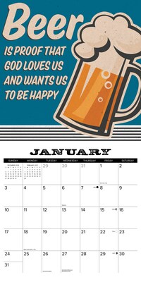 2027 Willow Creek Beer - Through the Years 12" x 12" Monthly Wall Calendar, Assorted Colors (59128)