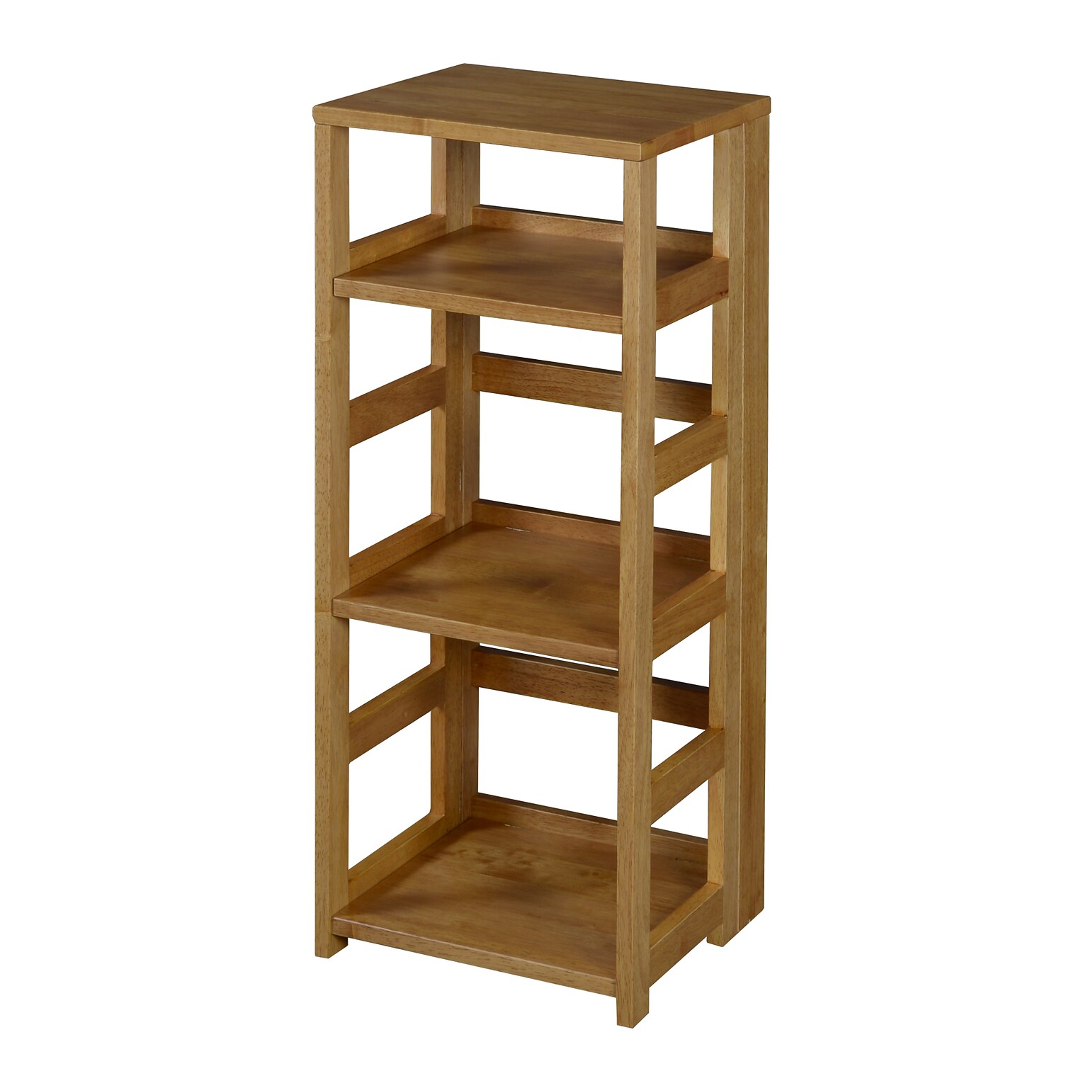Regency Flip Flop 34 High Square Folding Bookcase- Medium Oak (FFSQ3412MO)