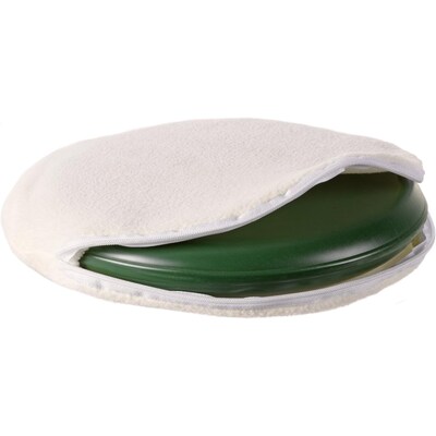 Arf Pets Microwavable Pet Heating Pad w/ Cozy Cover & Cushion, White (APMICWRM)
