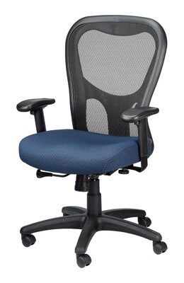 Tempur-Pedic Ergonomic Fabric/Mesh Swivel Task Chair, Navy/Black (TP9000-C-NVY)