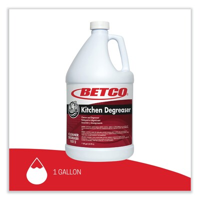 Betco Kitchen Degreaser, Characteristic Scent, 1 Gal. Bottle, 4/Carton (BET10120400)