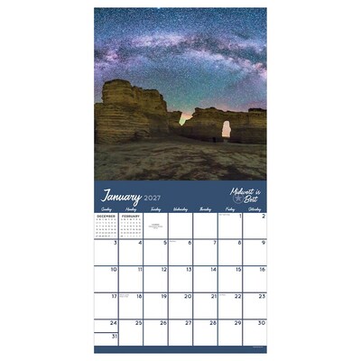2027 TF Publishing Midwest Is Best 11 x 12 Monthly Wall Calendar, Multicolored (27-1047)