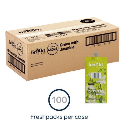 The Bright Tea Co. Green Tea, Flavia Freshpacks, 100/Carton (MDRB503)