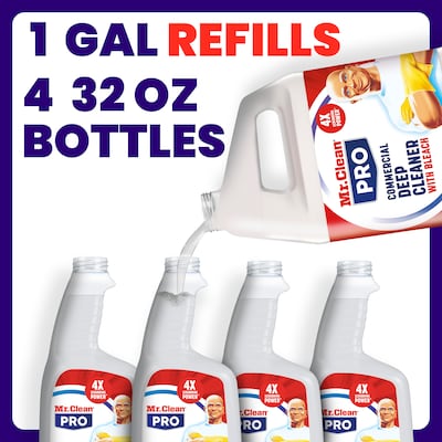 Mr. Clean PRO Commercial Deep Cleaner with Bleach, 1 Gallon (24795)