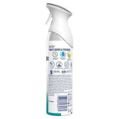 Febreze Air, Heavy Duty Crisp Clean, 8.8 oz Aerosol, 6/Carton