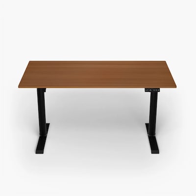 Arozzi Arena Nordico 55"W Electric Adjustable Standing Desk, Walnut (ARENANRDBKWLN)