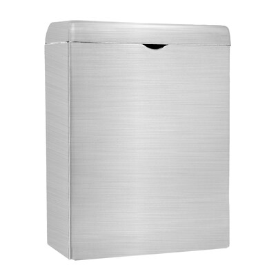 Alpine Industries Stainless Steel Wall-Mounted Sanitary Napkin Receptacle, 2/Pack (451-SSB-2PK)
