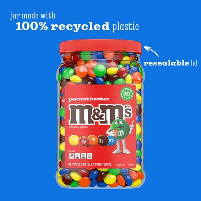 M&Ms Peanut Butter Milk Chocolate Pieces, 55 oz. (220-02034)