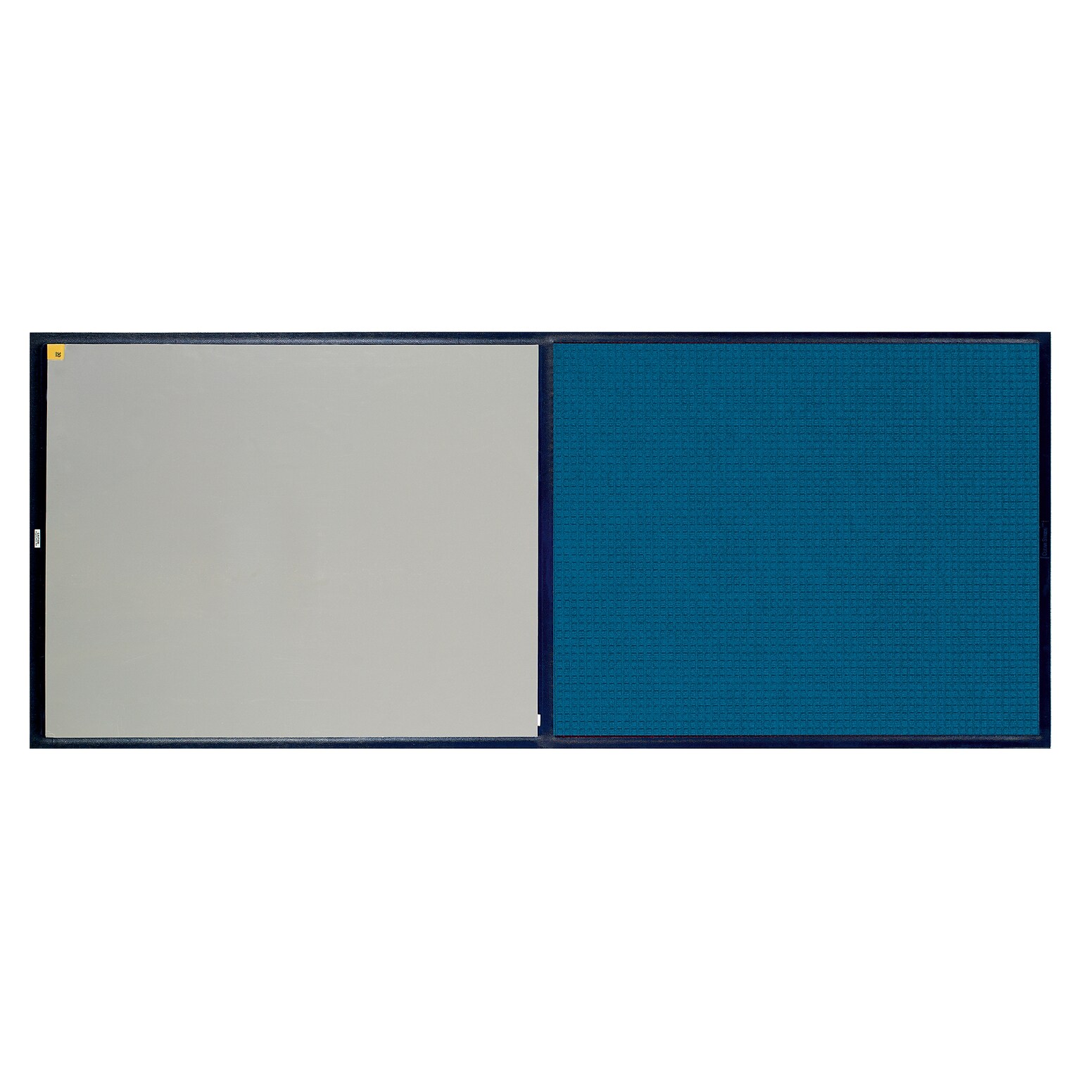 M + A Matting WaterHog CleanShield Stride Commercial Entrance Floor Mat with Adhesive Insert, 26.5 x 63.5, Medium Blue