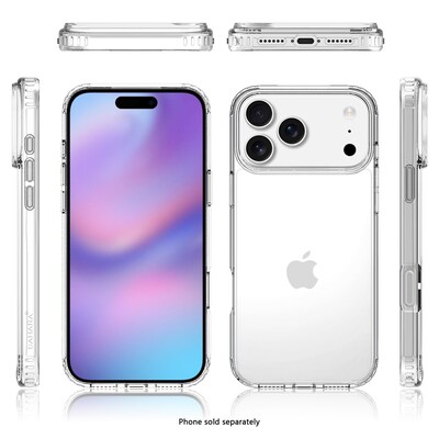 SaharaCase Venture Series Phone Case for iPhone 17 Pro Max, Shock Absorbing, Clear (CP01006)