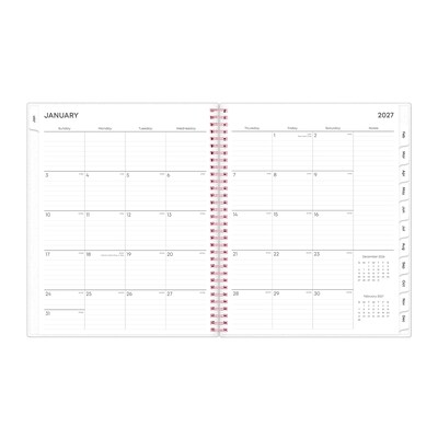 2027 Blue Sky Joselyn 8.5" x 11" Calendar Year Weekly & Monthly Planner, Plastic Cover (110394-27)