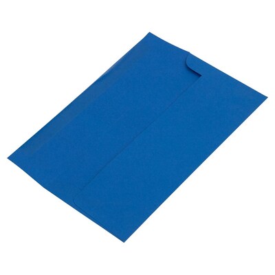 JAM Paper #10 Business Envelope, 4-1/8" x 9-1/2", Blue, 25/Pack (463916900)