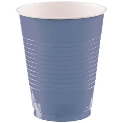 Party City Plastic Cup, 18 oz., Indigo, 50/Pack (AM431754-168-NS)