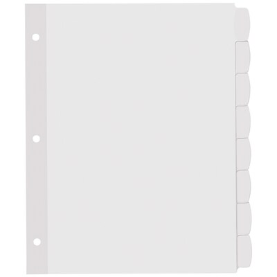 Avery Big Tab Printable Paper Dividers with White Labels, 8 Tabs, 4 Sets/Pack (14433)
