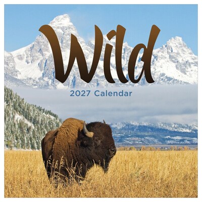 2027 TF Publishing Wild 11 x 12 Monthly Wall Calendar, Multicolored (27-1032)