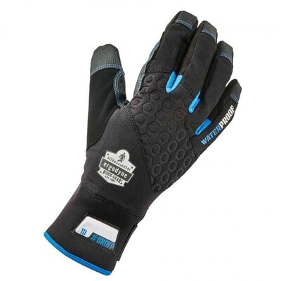 ProFlex 818WP Performance Thermal Waterproof Utility Gloves, Black, Large (17384)